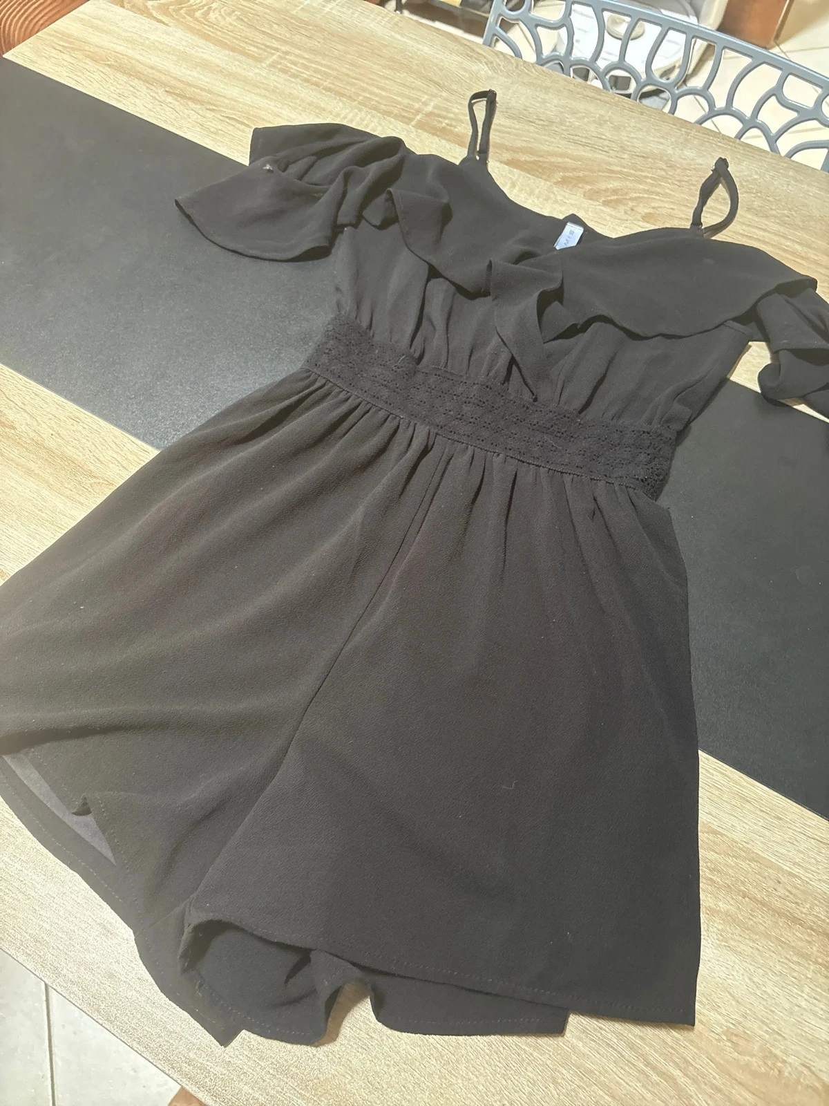 Combi, short, ontblootte schouder, maat 36 – photo 2